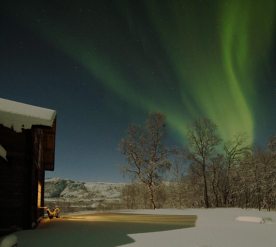 Lights of a Cold Winter Night Photograph by Pekka Sammallahti