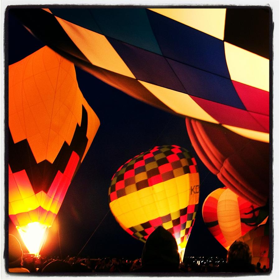Albuquerque Photograph - Lights of the Glowdeo by Susan See
