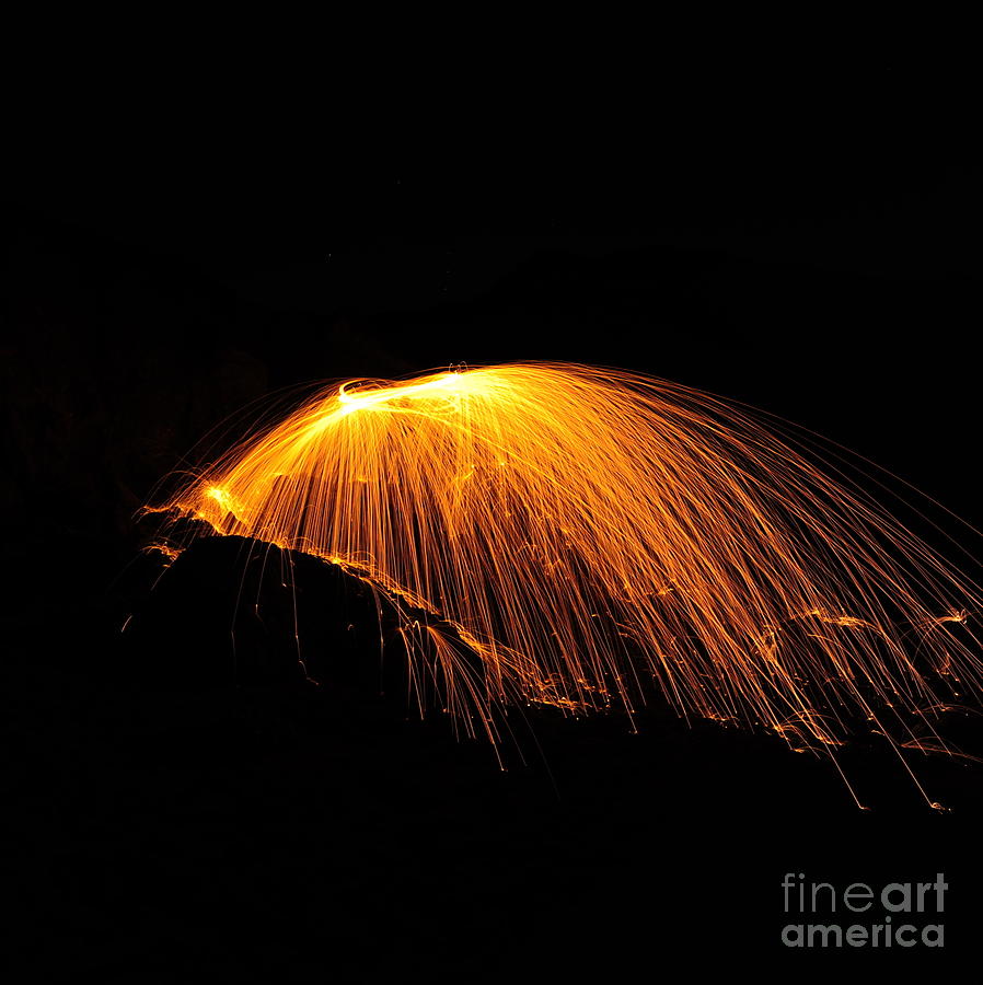 Abstract Photograph - Lights Shower by Catherine Lau