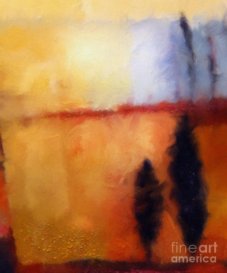 Abstract Painting - Lightscape digital by Lutz Baar