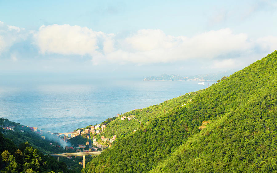 Ligurian Landscape Photograph by Spooh Ligurian Landscape Photograph by Spooh