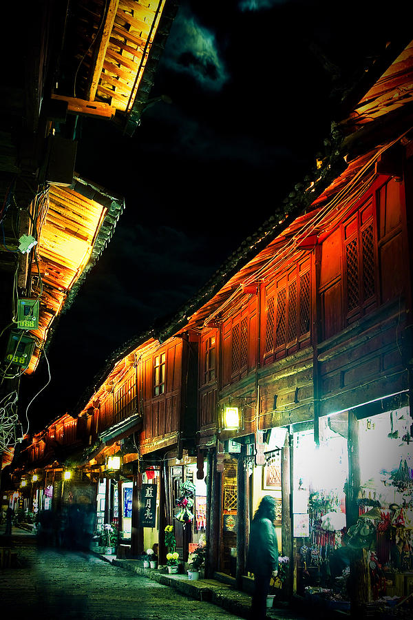Lijiang Night Market Photograph by Ray Devlin