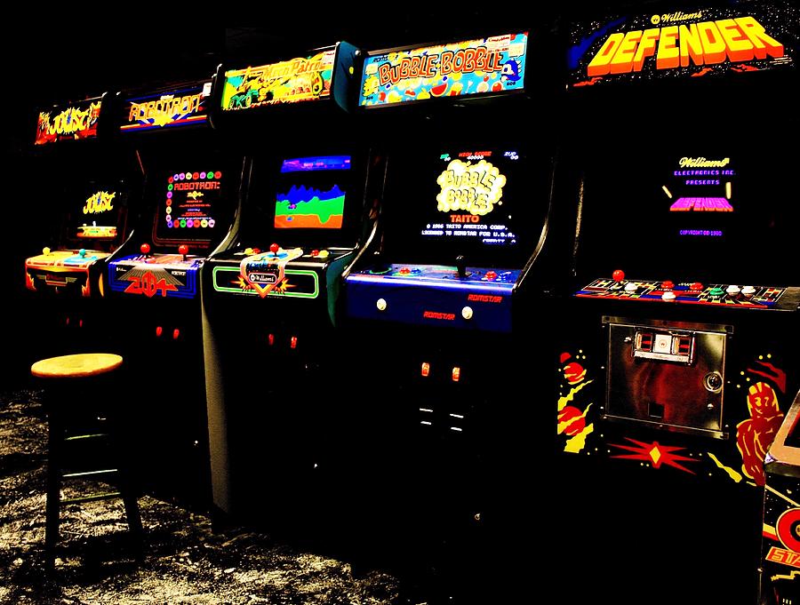 Like Totally Awesome Arcade Photograph by Benjamin Yeager