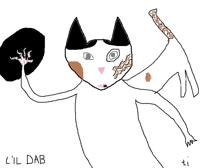 Lil Dab Painting by Anita Dale Livaditis