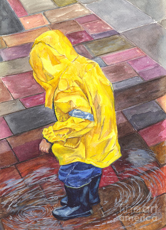 Let It Rain Painting by Carol Wisniewski