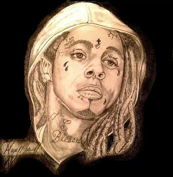 Lil Wayne Drawing by Gary Maxwell Pixels