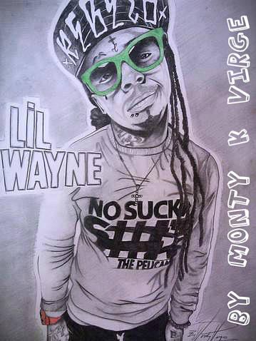 how to draw lil wayne