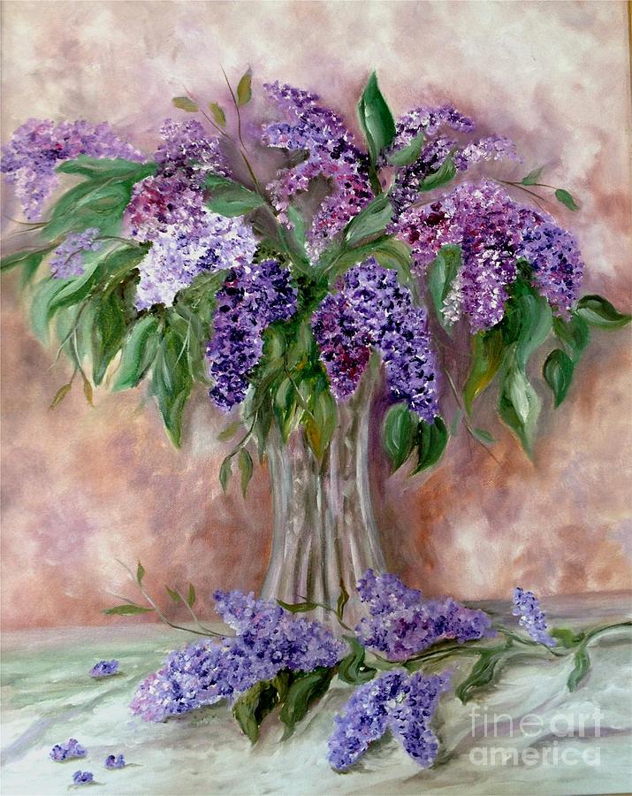 Lilac Painting - Lilac by Irene Pomirchy