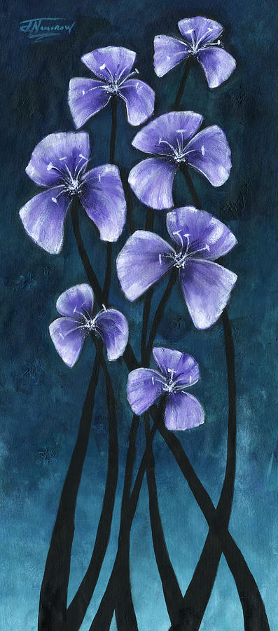 Flower Painting - Lilac Moments by Jorge Namerow