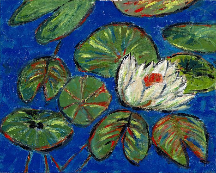 Lilies Painting by David Dossett