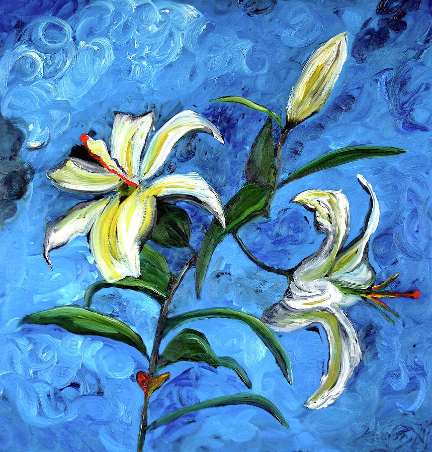 Lilies Painting