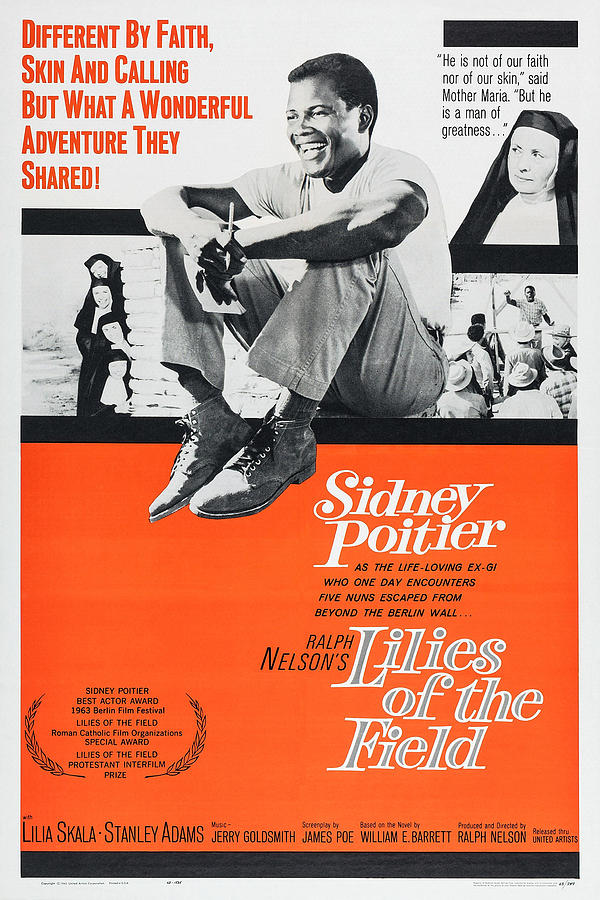 Lilies Of The Field, Sidney Poitier Photograph by Everett
