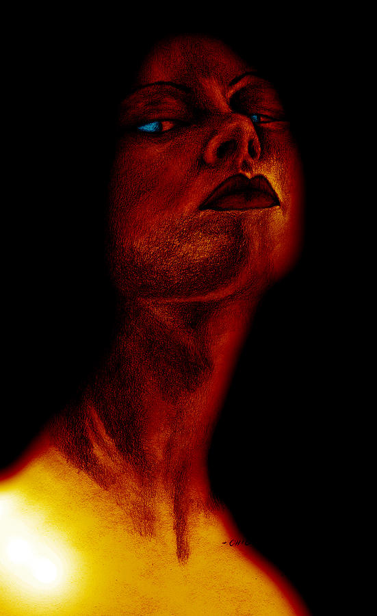 Lilith Drawing - Lilith by Penny Collins Lilith Drawing - Lilith by Penny Collins