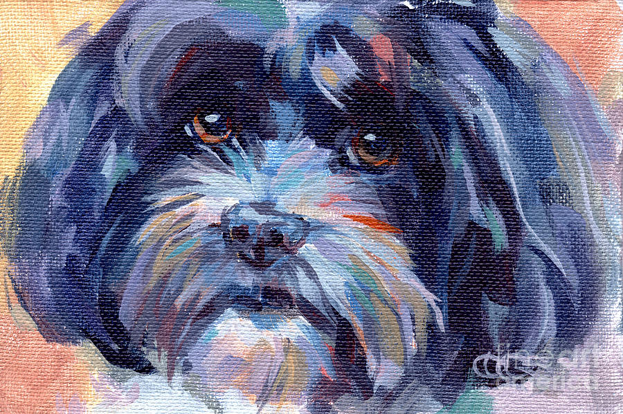 Havanese Painting - Lilli All Growed Up by Kimberly Santini