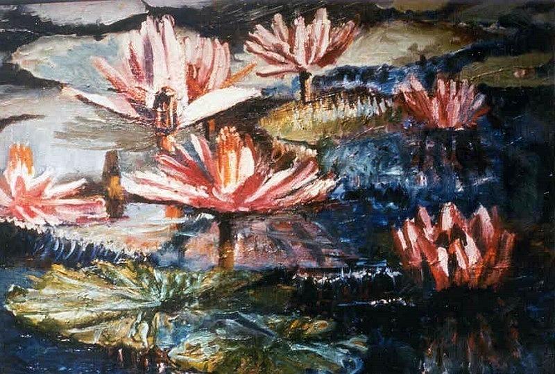 Lillies Painting by Patricia Trudeau