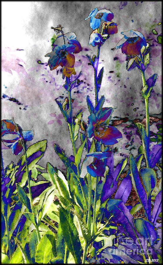 Flower Digital Art - Lillies by Susanne Baumann