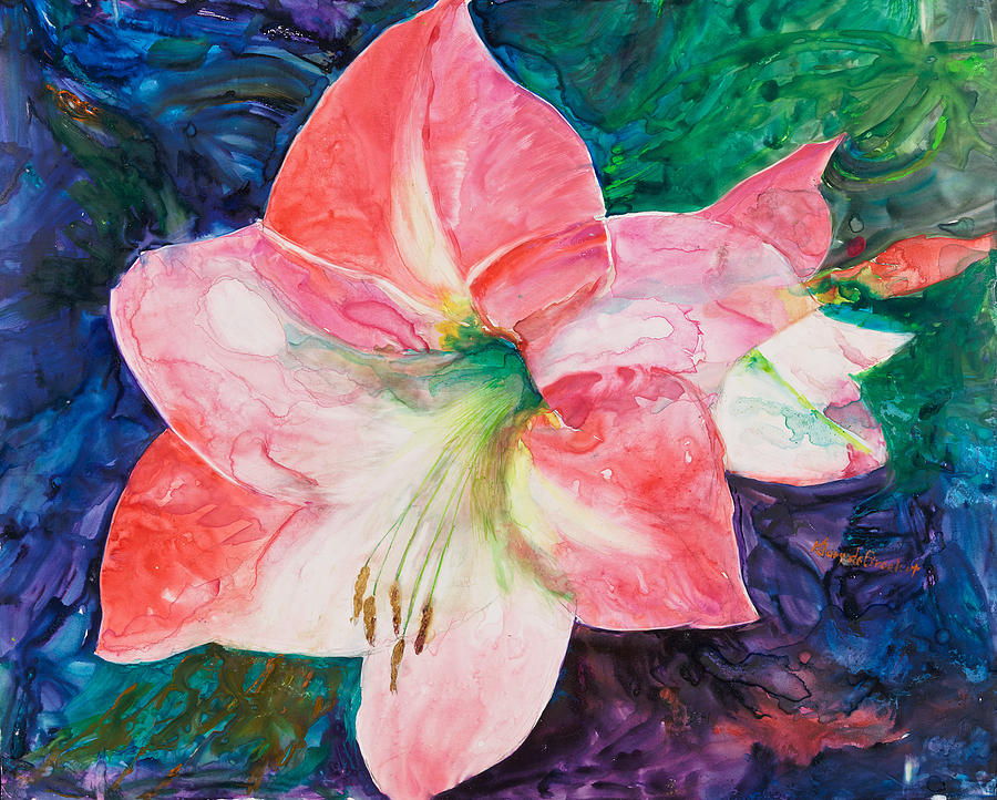 Lilly Painting by Gary DeBroekert