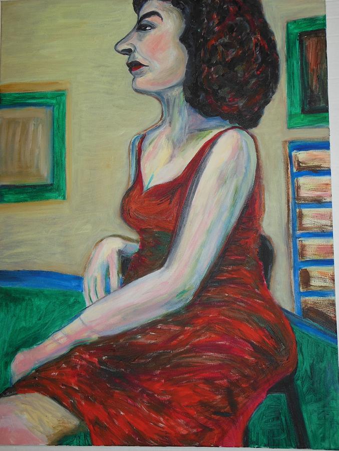 Lilly Livid Painting by Esther Newman-Cohen