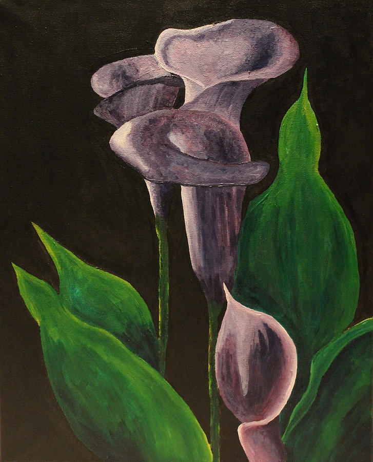Flower Painting - Lilly of the Night by Jennifer Hayes