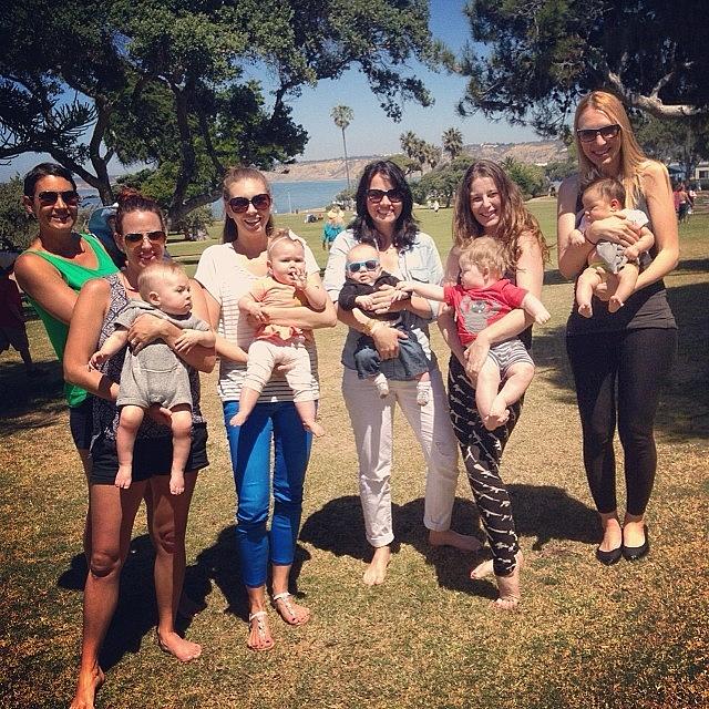 Babies Photograph - #lilmamas First Meetup! #lajollacove by Chelsea Daus