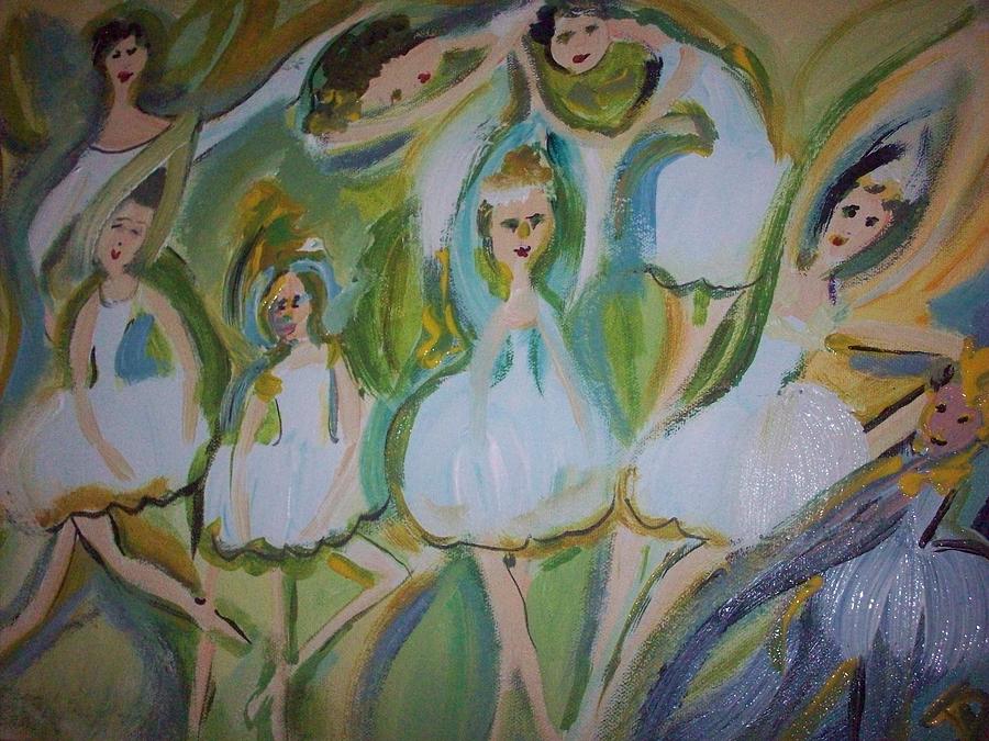 Lily allegro ballet Painting by Judith Desrosiers