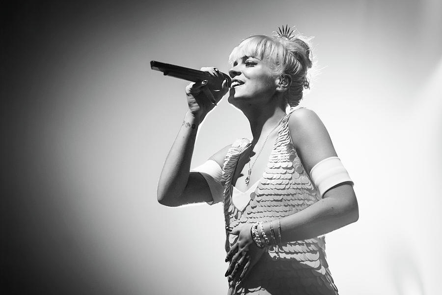 Lily Allen Performs At Brixton Academy Photograph by Neil Lupin