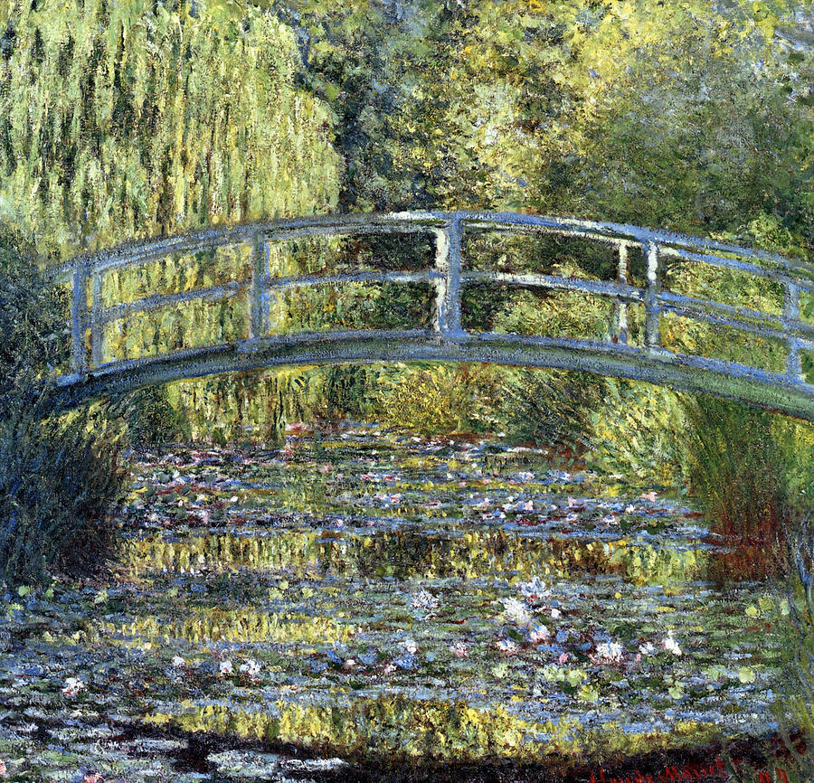 Lily Bridge Painting by Claude Monet - Fine Art America