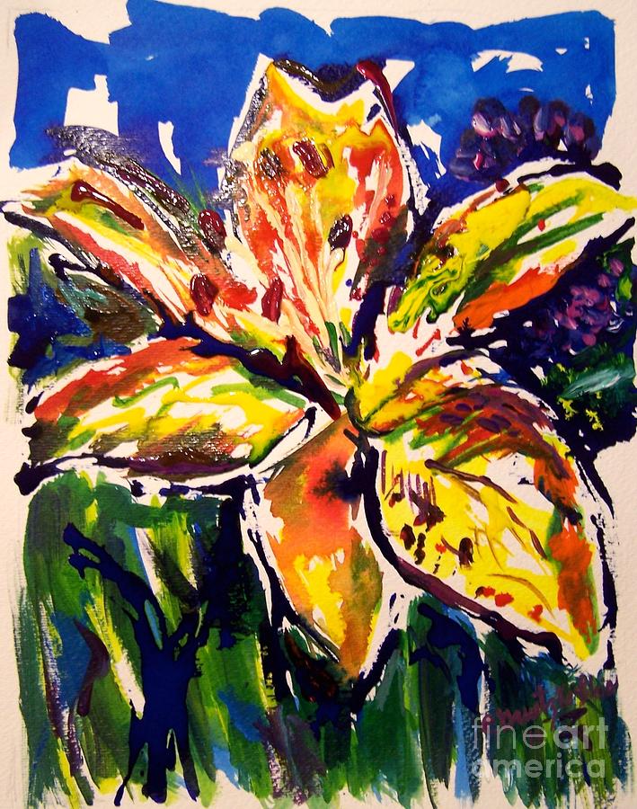 Lily Painting by Catherine Gruetzke-Blais