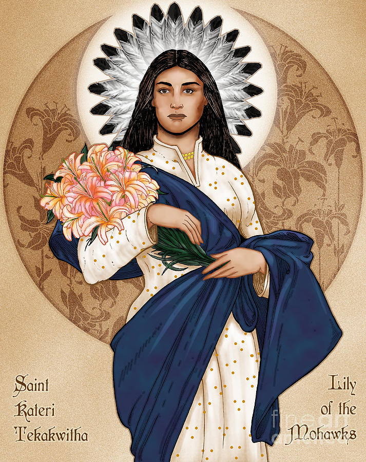Lily Digital Art - Lily of the Mohawks by Lawrence or AnNita Klimecki