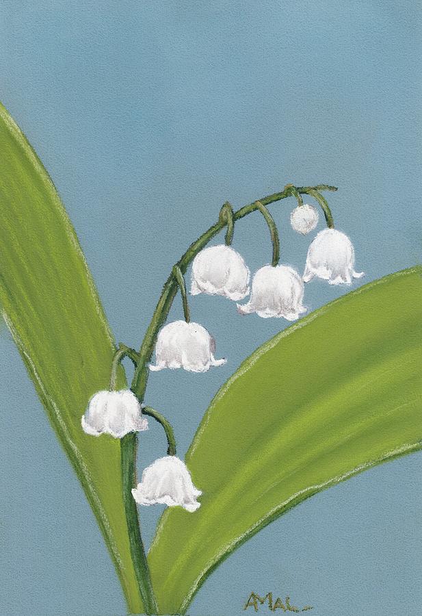 Lily of the Valley Painting by Anastasiya Malakhova