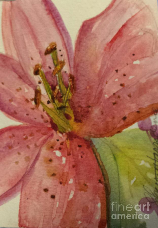 Flowers Still Life Painting - Lily  by Sherry Harradence