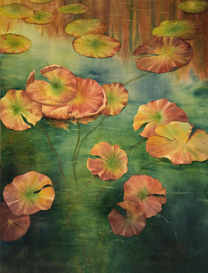 LilyPads Painting by Johanna Axelrod