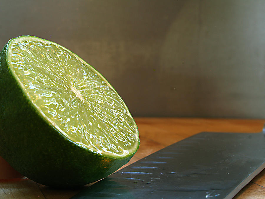 Fruit Photograph - Lime Blade by Joe Schofield