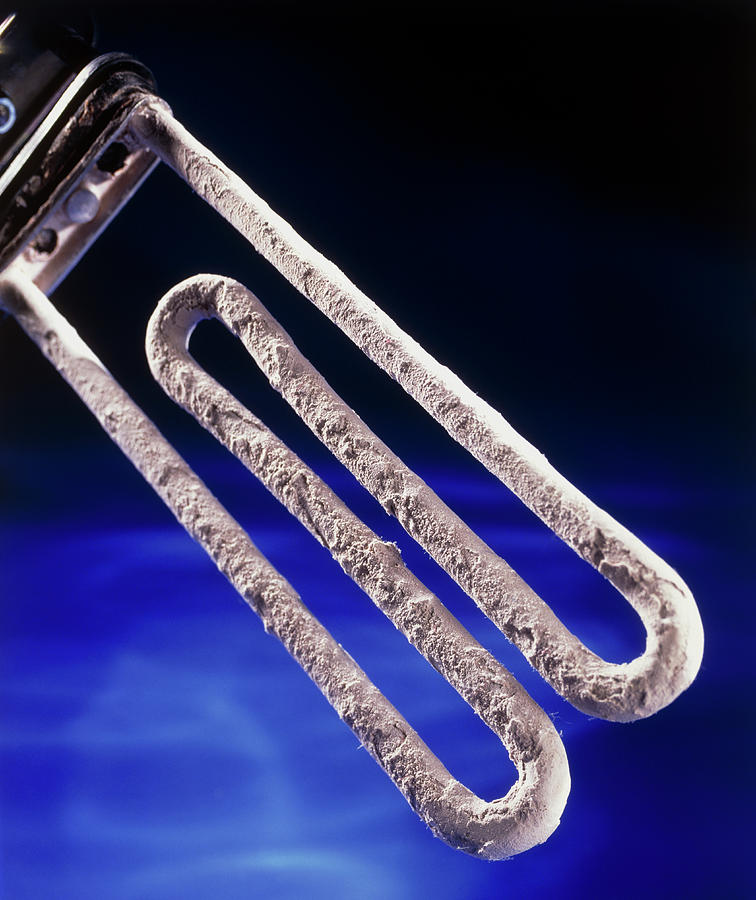 Limescale On A Washing Machine Heating Element Photograph by Sheila Terry/science Photo Library