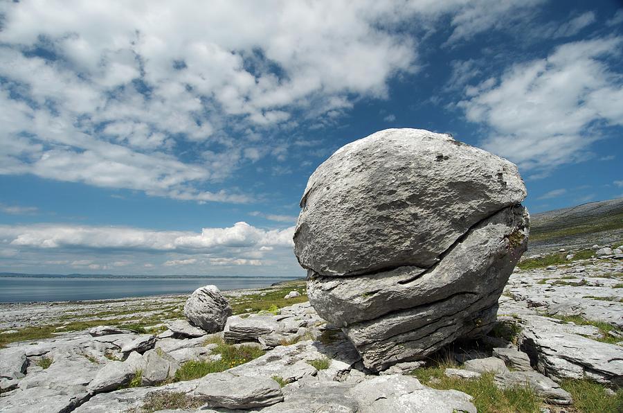 Limestone Boulder At The Burren by Science Photo Library