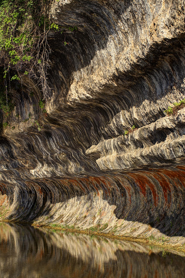 Limestone Cliffs Photograph by Mark Langford