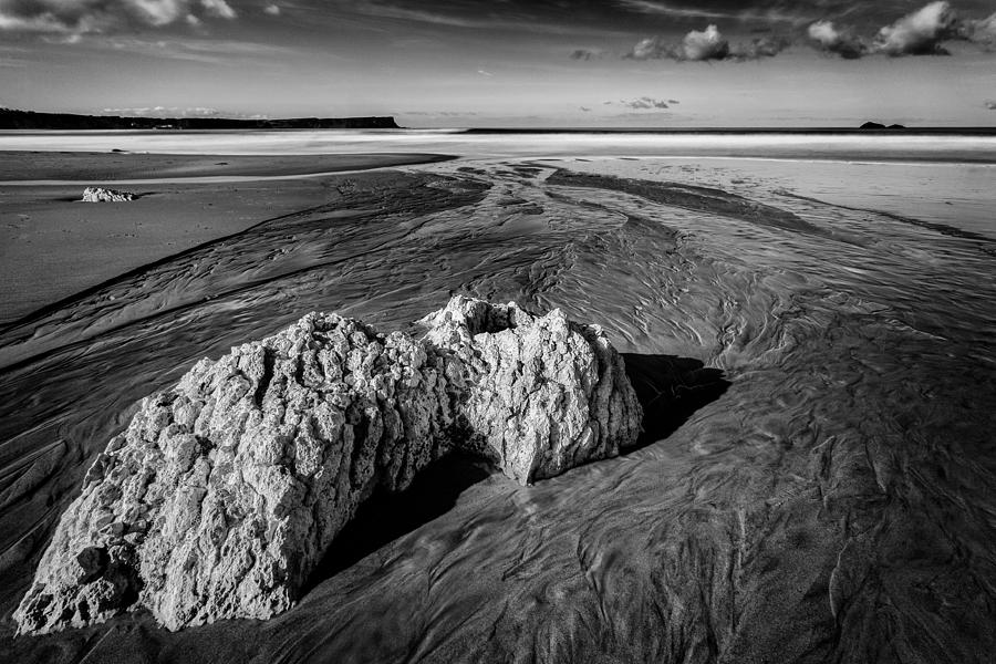 White Park Bay Exposed Photograph by Nigel R Bell
