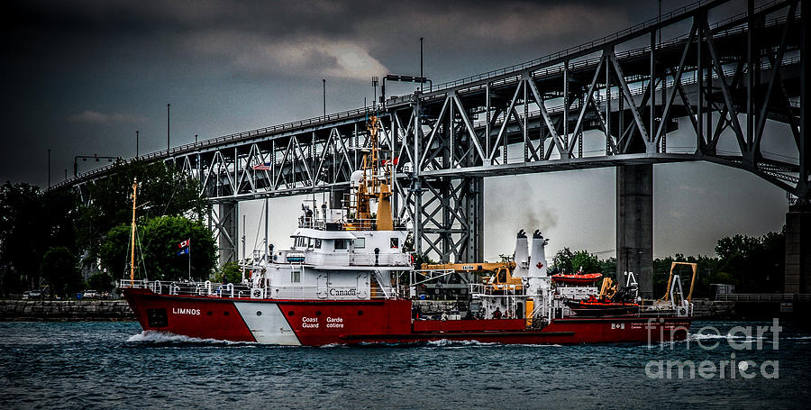 Limnos Coast Guard Canada Photograph by Ronald Grogan