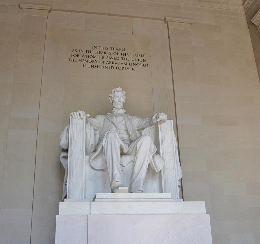 Lincol Memorial Statue Photograph by Laurie Tracy - Fine Art America