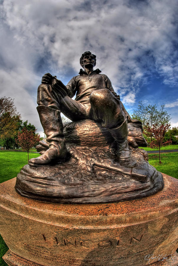 Lincoln at Delaware Park  Photograph by Michael Frank Jr