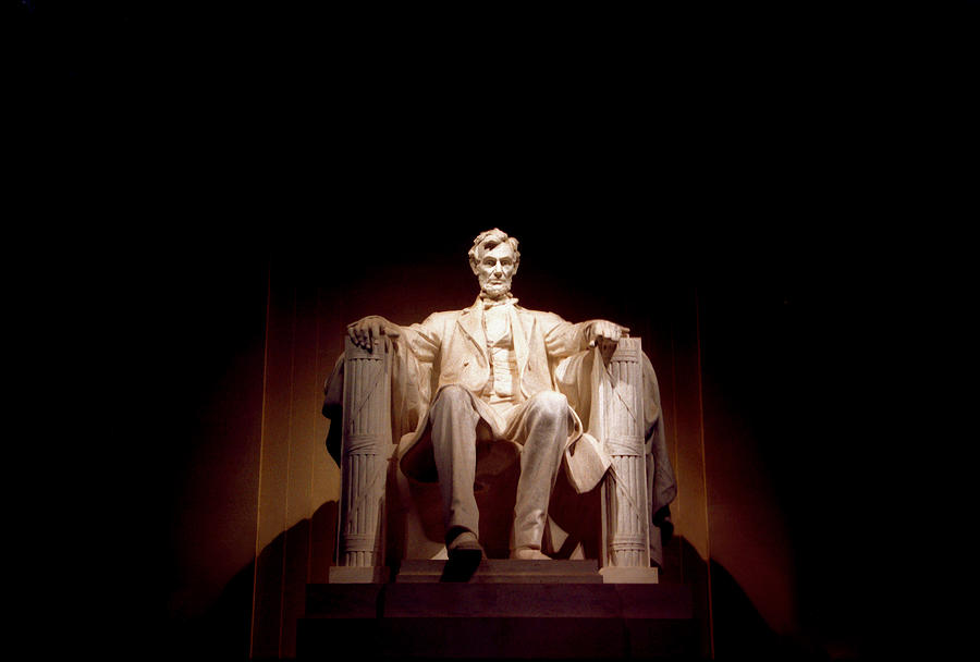 George Washington Photograph - Lincoln at Midnight by Joe Connors