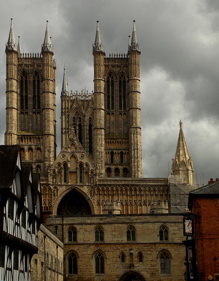 Architecture Photograph - Lincoln Cathedral #2 by Chris Cox