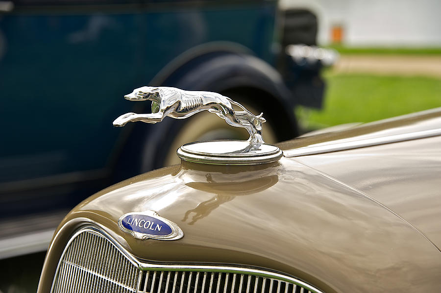 Lincoln Hood Ornament 2 Photograph by Dave Koontz