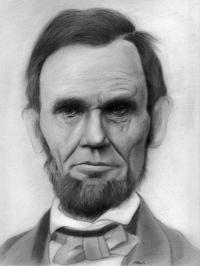 Lincoln Drawing by Kendrick Roy - Fine Art America