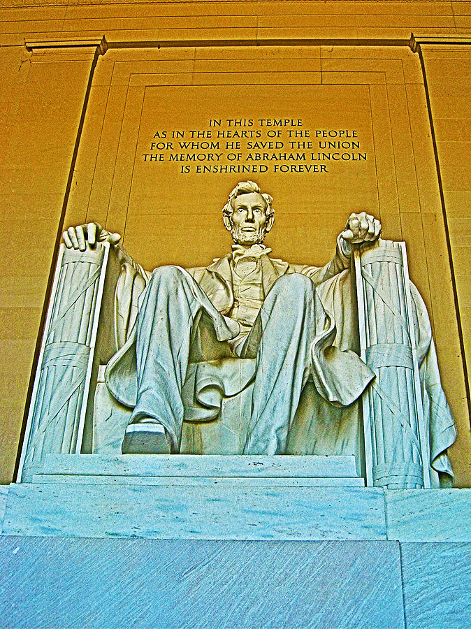 Lincoln Memorial in Washington DC  Photograph by Ruth Hager