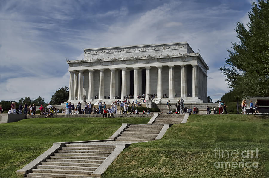 Lincoln Memorial Photograph by Judy Wolinsky