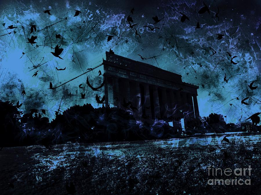 Lincoln Memorial Digital Art by Marina McLain