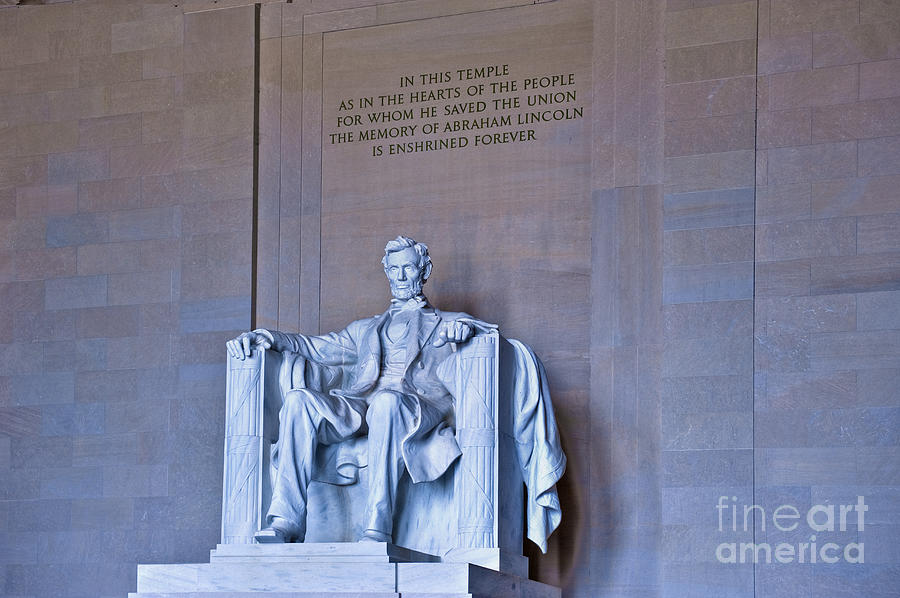Lincoln Memorial National Mall Washington DC Photograph by David Zanzinger