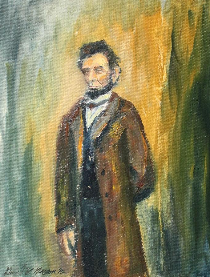 Lincoln Portrait #10 Painting by Daniel W Green