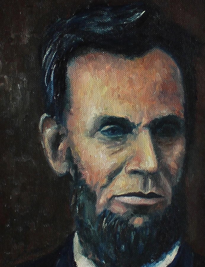 Lincoln Portrait #5 Painting by Daniel W Green